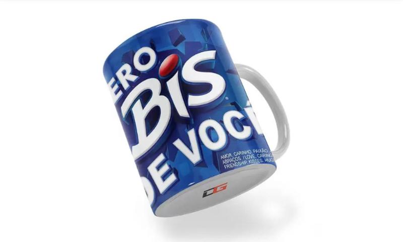 Imagem de Caneca de Porcelana Personalizada Biz Com Foto do Casal 300ml.