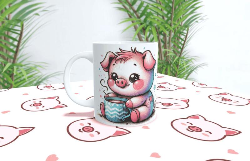 Imagem de Caneca de Porcelana Pig Porco 325ml