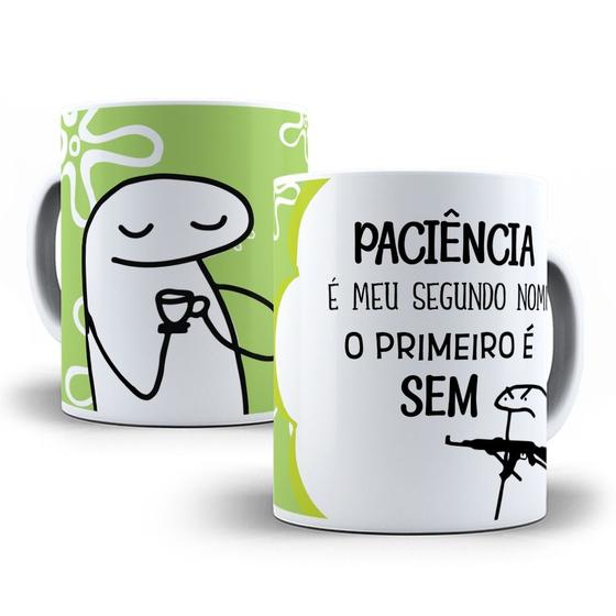 Imagem de Caneca De Porcelana Sem Paciência Flork Presente Lembrança