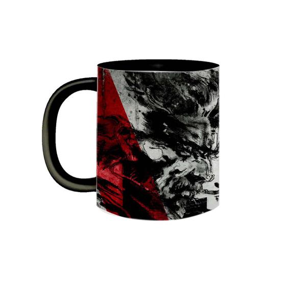 Imagem de Caneca de Porcelana Snake Metal Gear Solid Faixa MGS 4 325mL