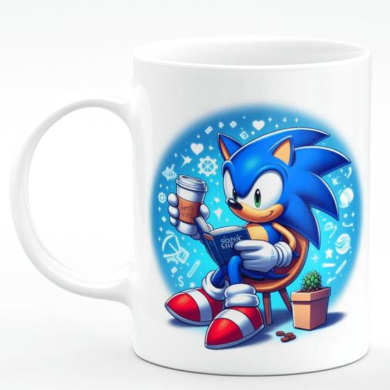 Imagem de Caneca de Porcelana Sonic the Hedgehog 325ml Blue