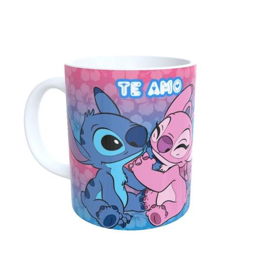 Imagem de Caneca de porcelana Stitch Para presente Ref 13