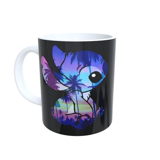 Imagem de Caneca de porcelana stitch Para presente Ref 56