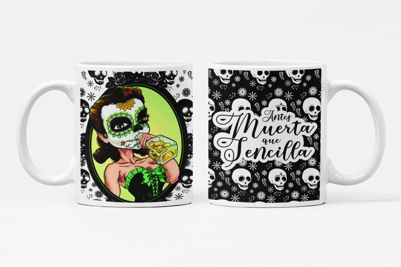 Imagem de Caneca de Porcelana Tema Halloween Dia das Bruxas 325ml