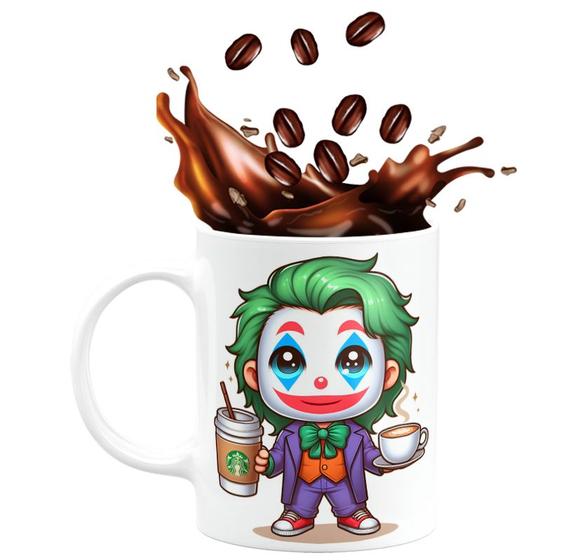 Imagem de Caneca de Porcelana The Joker 325ml Coringa Stylish