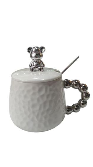 Imagem de Caneca de Porcelana Urso com Colher