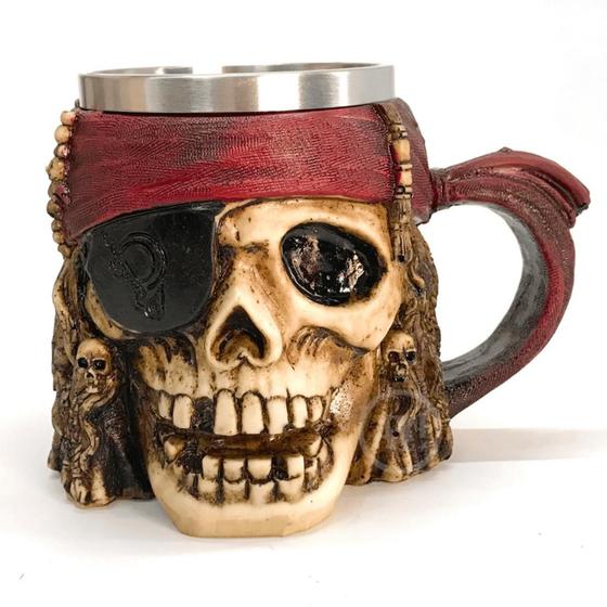 Imagem de Caneca de Resina Caveira - 400ml - Onyx