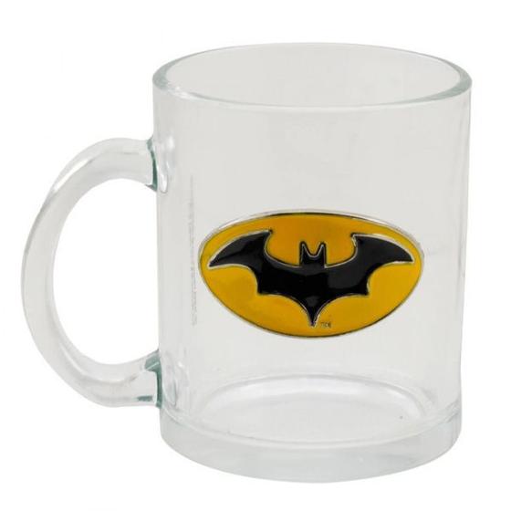 Imagem de Caneca de Vidro 370ml Brasão Batman - Tasco Inport