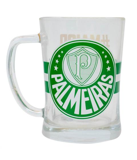 Imagem de Caneca De Vidro Gigante 660ml Palmeiras