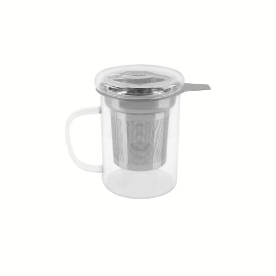 Imagem de Caneca de Vidro Tramontina com Infusor de Chá 350 ml