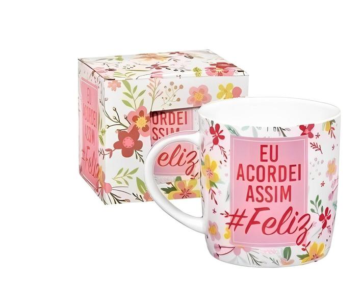 Imagem de Caneca Decorada de Cerâmica com Frases de Efeito - 390 Ml