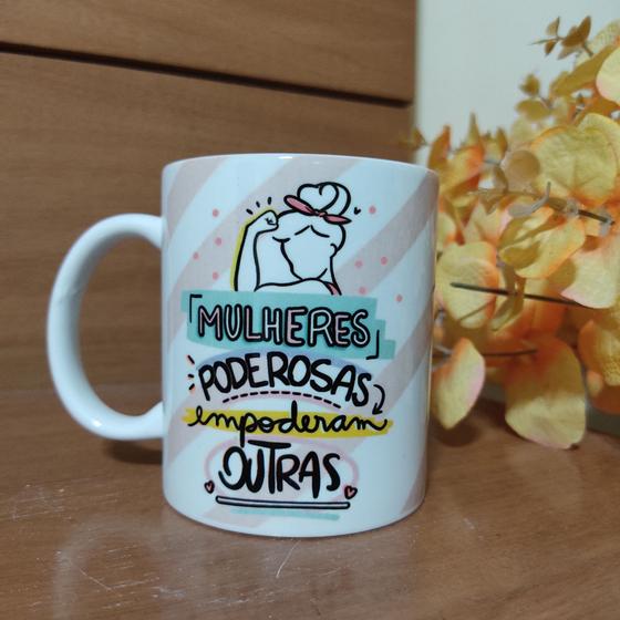 Imagem de Caneca decorada Mulheres poderosas