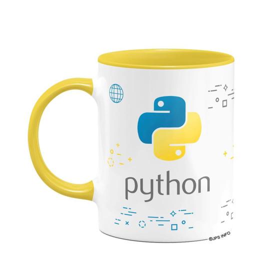 Imagem de Caneca Dev - Python New - B-yellow