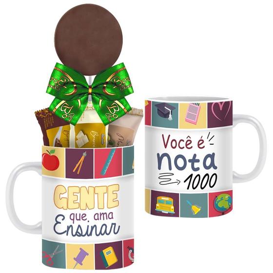 Imagem de Caneca Dia dos Professores com Chocolates Modelo 4 Borússia Chocolates