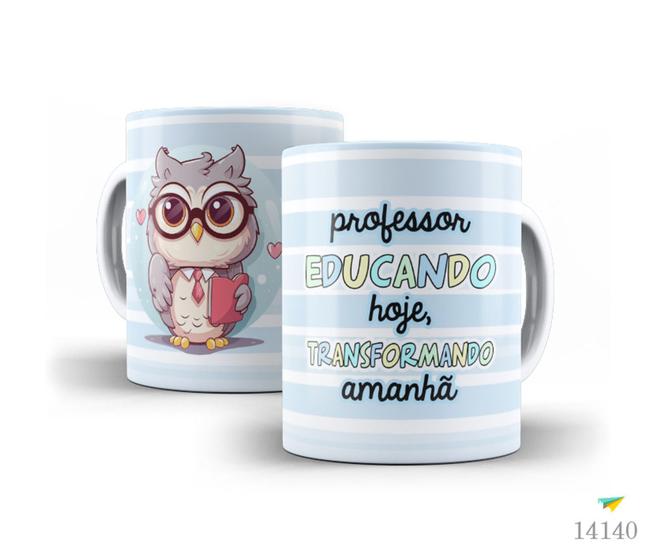 Imagem de Caneca dia dos professores corujinha 01