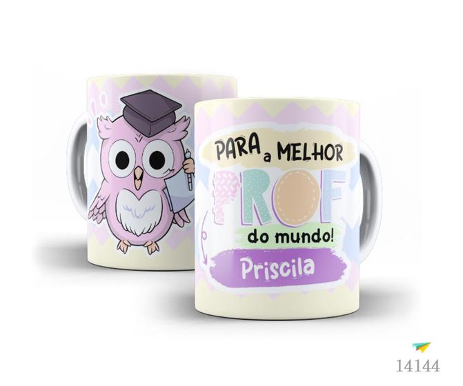 Imagem de Caneca dia dos professores corujinha 05