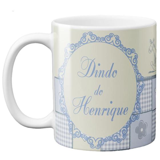 Imagem de Caneca dindo personalizado com o nome da criança padrinho