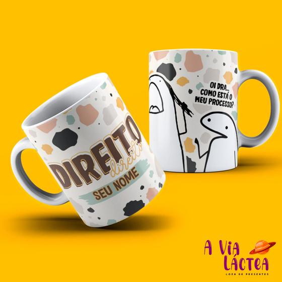 Imagem de Caneca direito flork - personalizada com nome