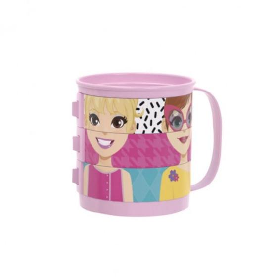 Imagem de Caneca Divertida 360 ml Quebra-Cabeça Plasutil