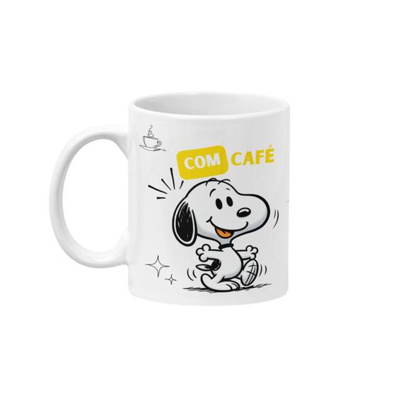 Imagem de Caneca Divertida Com Sem Cafe Personagens - porcelana 325ml