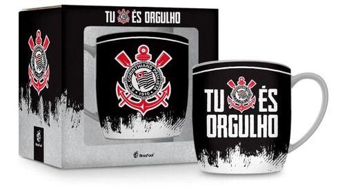 Imagem de Caneca Do Corinthians Porcelana Xícara Café Torcedor Oficial