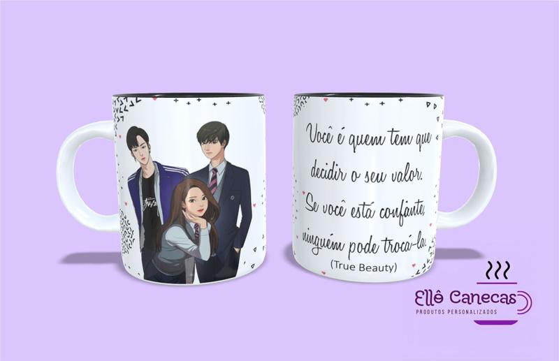 Imagem de Caneca Dorama True Beauty - kdramas - cdramas - jdramas