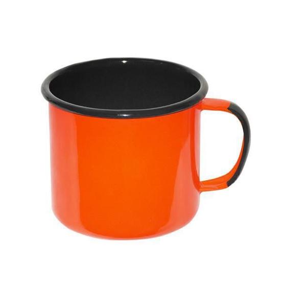 Imagem de Caneca Em Aço Esmaltado Mãe Ágata Ewel 160Ml - Laranja