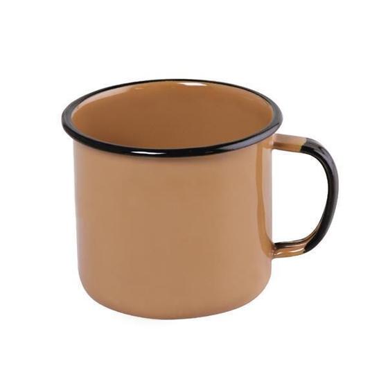 Imagem de Caneca Em Aço Esmaltado Mãe Ágata Ewel 70Ml - Marrom