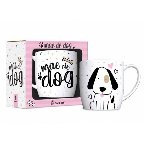 Imagem de Caneca em Porcelana Mãe de Dog 360ml - BrasFoot