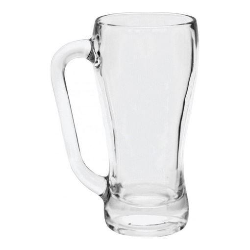 Imagem de Caneca em Vidro para Chopp de 500ml Beer Time 