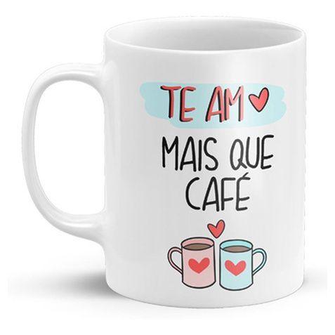 Imagem de Caneca+embalagem  Presente Te Amo Mais Que Café