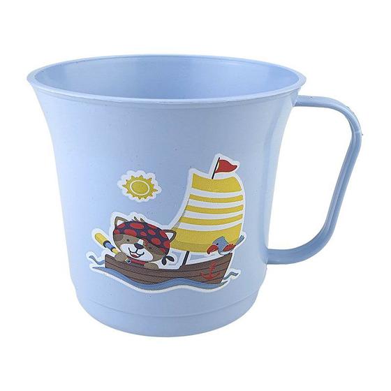 Imagem de Caneca Escolar de 270ml Decorada Azul