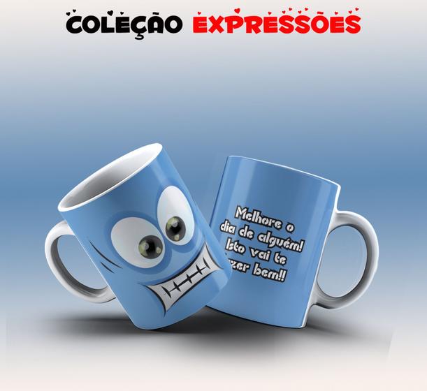 Imagem de Caneca expressões faciais desenho 13