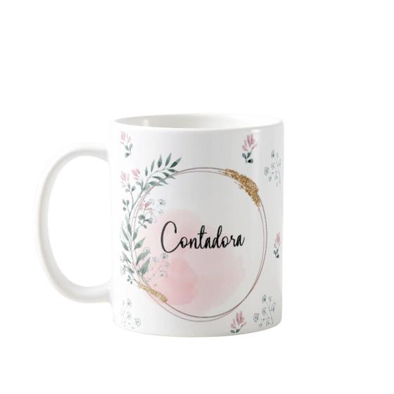 Imagem de Caneca Feminina Delicada Presente Profissão Contadora