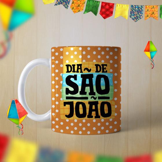 Imagem de Caneca Festa Junina Personalizada Dia De São João Caipira Quadrilha Arraiá  Porcelana- MEGA OFERTA!