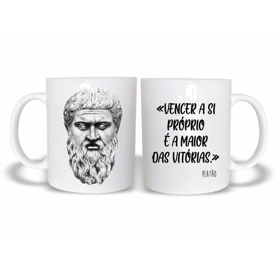 Imagem de Caneca Filosofia Platão 5 de Plástico Rígido