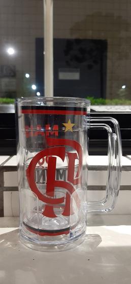 Imagem de Caneca Flamengo oficial 450ml copo duplo