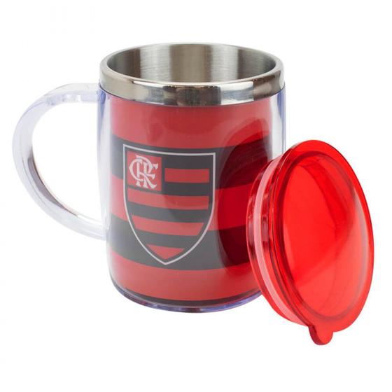 Imagem de Caneca Flamengo Térmica 450 ML - QH002F-5