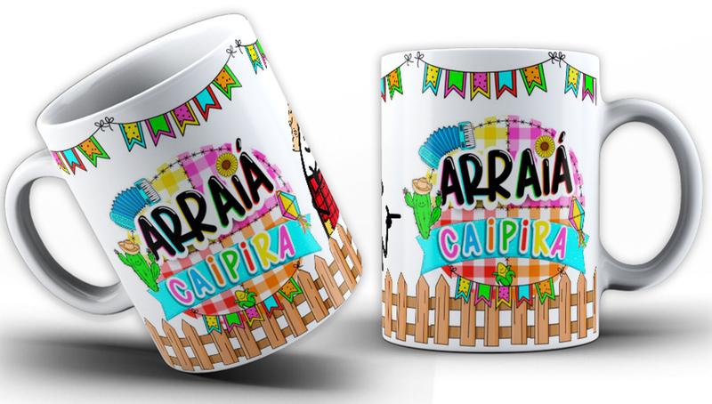 Imagem de Caneca Flork arraiá festa junina/julina