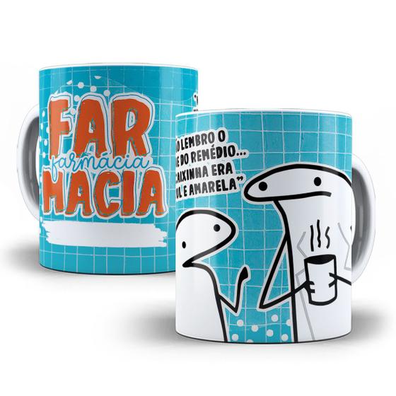 Imagem de Caneca Flork Bento Meme Profissões Farmácia Personalizada