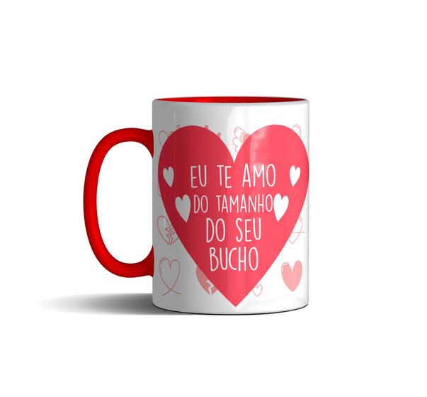 Imagem de Caneca Flork Eu Te Amo Do Tamanho Do Seu Bucho