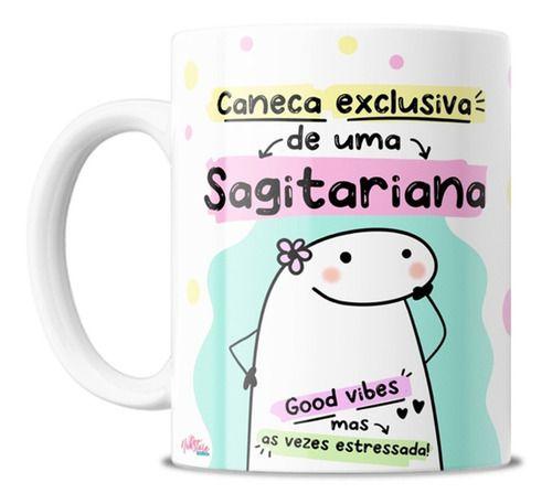 Imagem de Caneca Flork Frases Signo Meme Exclusiva De Uma Sagitariana