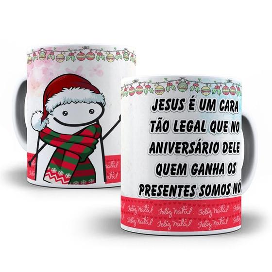 Imagem de Caneca Flork Jesus É Um Cara Tão Legal Que No Aniversário