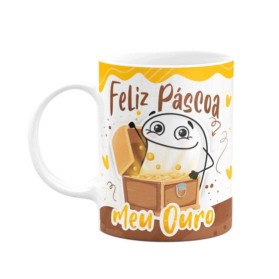 Imagem de Caneca Flork Páscoa- Feliz páscoa meu ouro