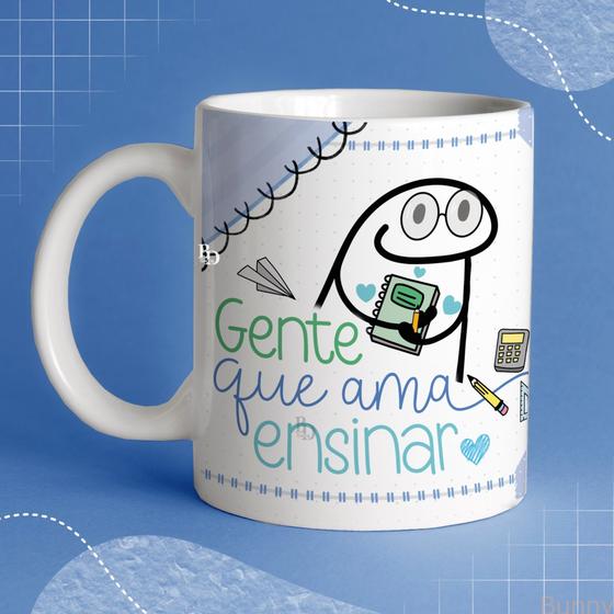 Imagem de Caneca  Flork  Professor - Gente que ama Ensinar