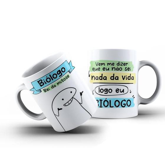 Imagem de Caneca Flork Profissão Biólogo 325ml