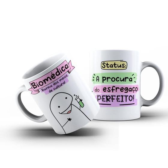 Imagem de Caneca Flork Profissão Biomédica 325ml