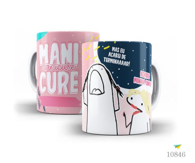 Imagem de Caneca Flork profissões - manicure