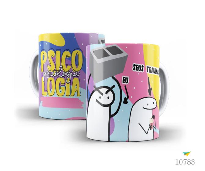 Imagem de Caneca Flork profissões - psicologia