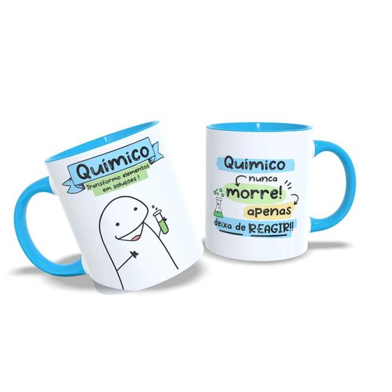 Imagem de Caneca Flork Quimico Presente Porcelana 325Ml